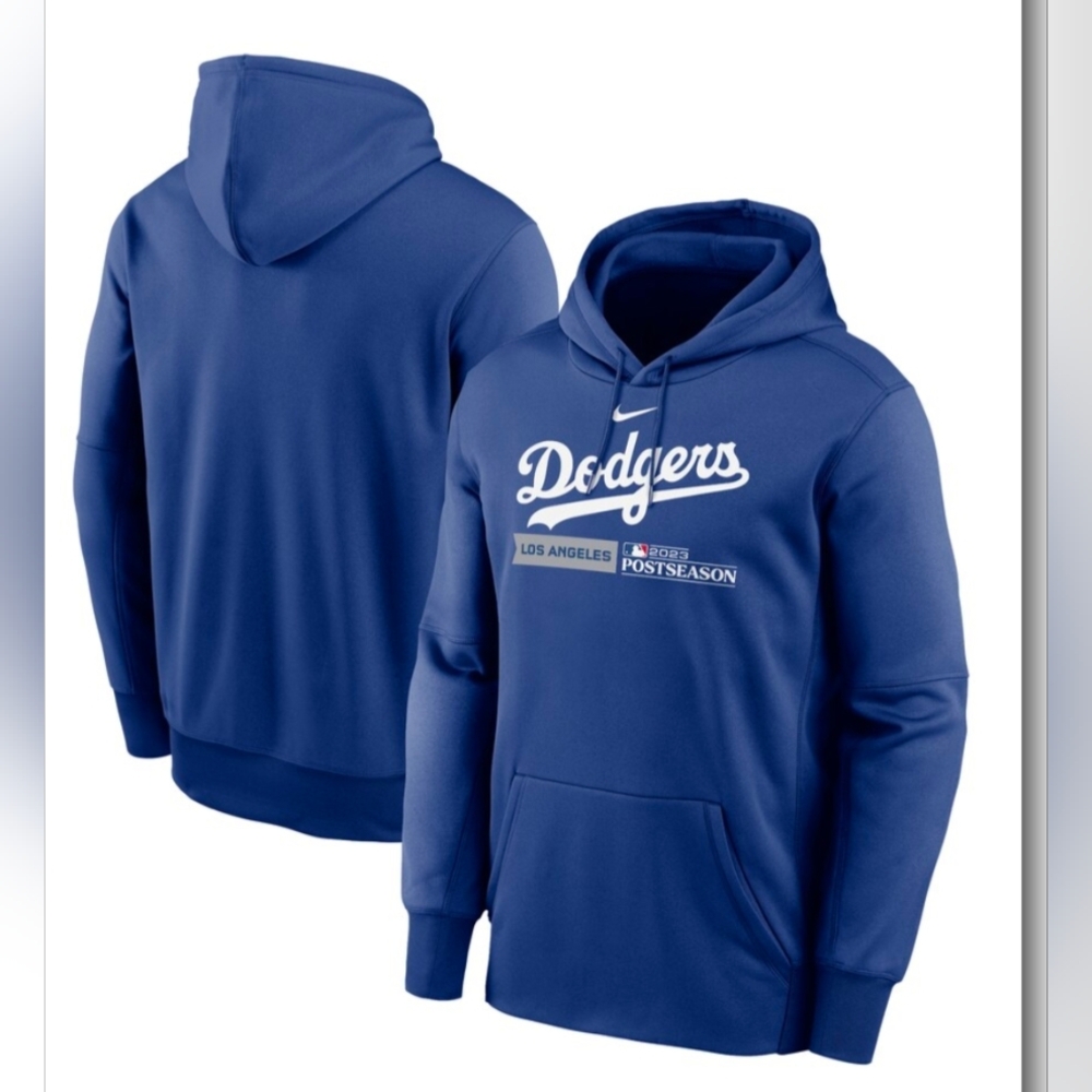 Men's Los Angeles Dodgers Nike Royal 2023 Postseason Authentic Collection Dugout